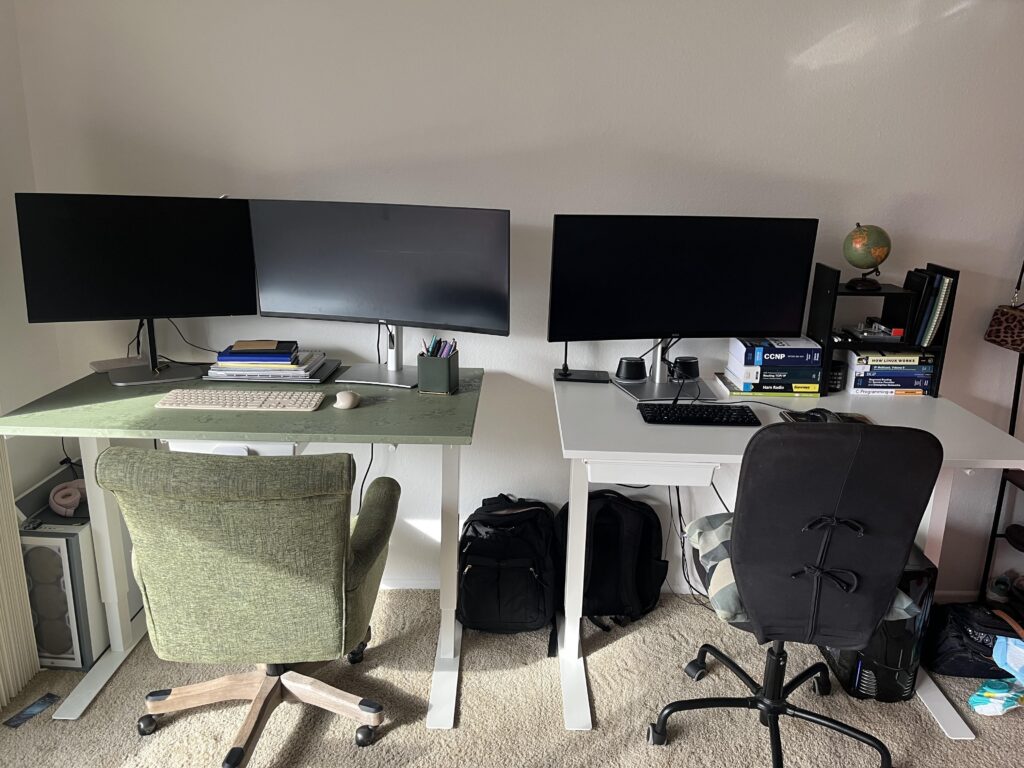 Hers & His Eyesore in the living room