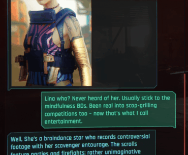 V, one of the best mercs in Night City, terror to gangs and purger of cyberpsychos is... a fan of barbecue competitions