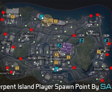 Serpent Island Player spawn location