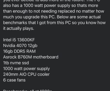 i5 13600KF 4070 Combo