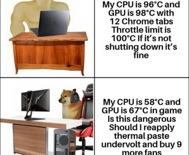Laptop temp VS PC temp, which games has the most impact for you ?