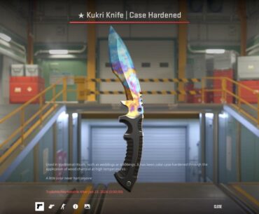 First knife pull! Not sure about the skin market in cs, any idea how much this is worth?