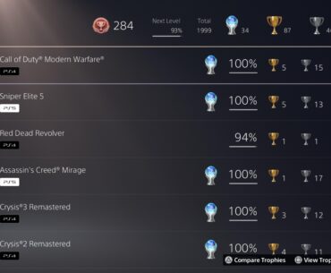 [Call Of Duty® Modern Warfare®] Platinum+100%