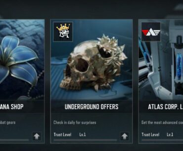 Black Market Trust Level