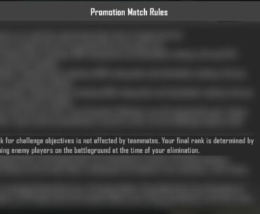 Promotion rules