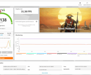 Steel Nomad PB after overclocking memory from +200 up to +1600