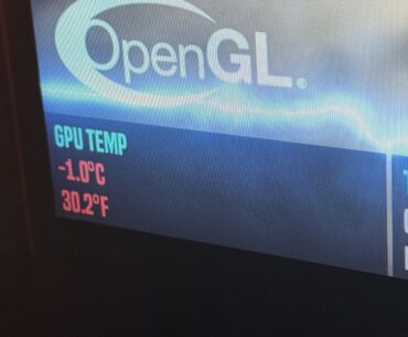 GPU Showing negative temperature