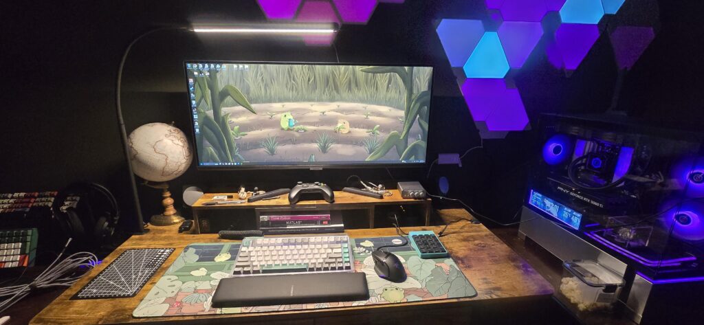 Battlestation and school desk