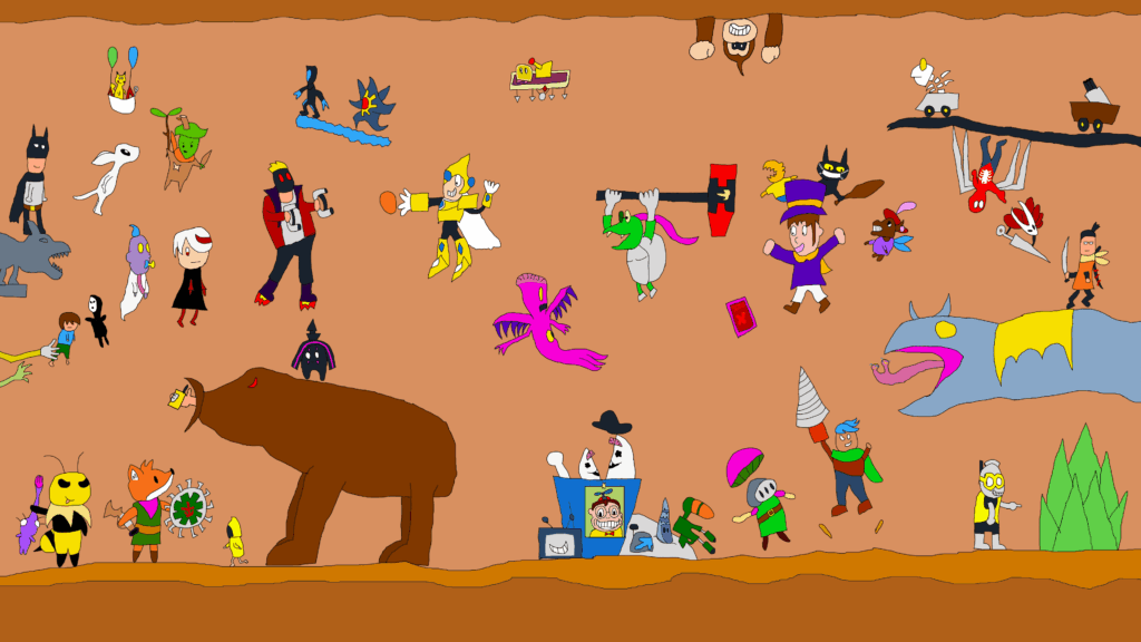 My 2nd attempt at drawing a character from each game+DLC I played last year