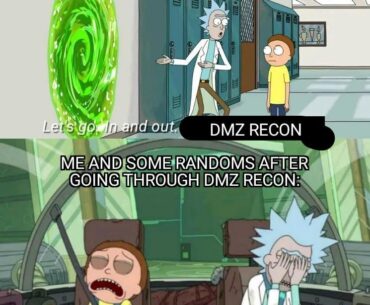 DMZ Recon was a painful experience.