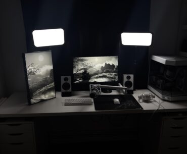 Rate my black and white setup