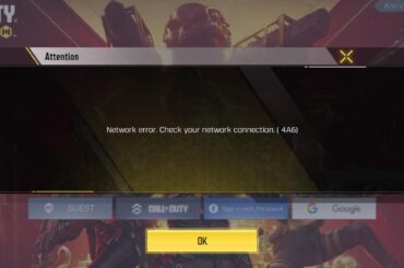 Network Error Please help