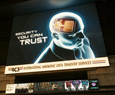 Johnny Mnemonic reference I didn't know about