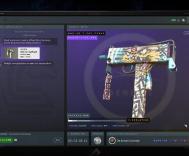 MAC-10 | Cat Fight Factory (Factory New) Want to trade it.