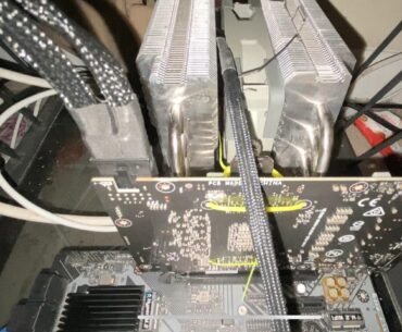 Cooler mod temps are lower than the original temps with atrocious gigabyte cooler but not satisfied AIO next.