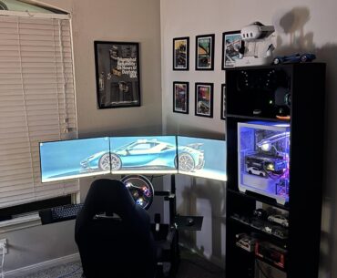 Sim corner is almost done
