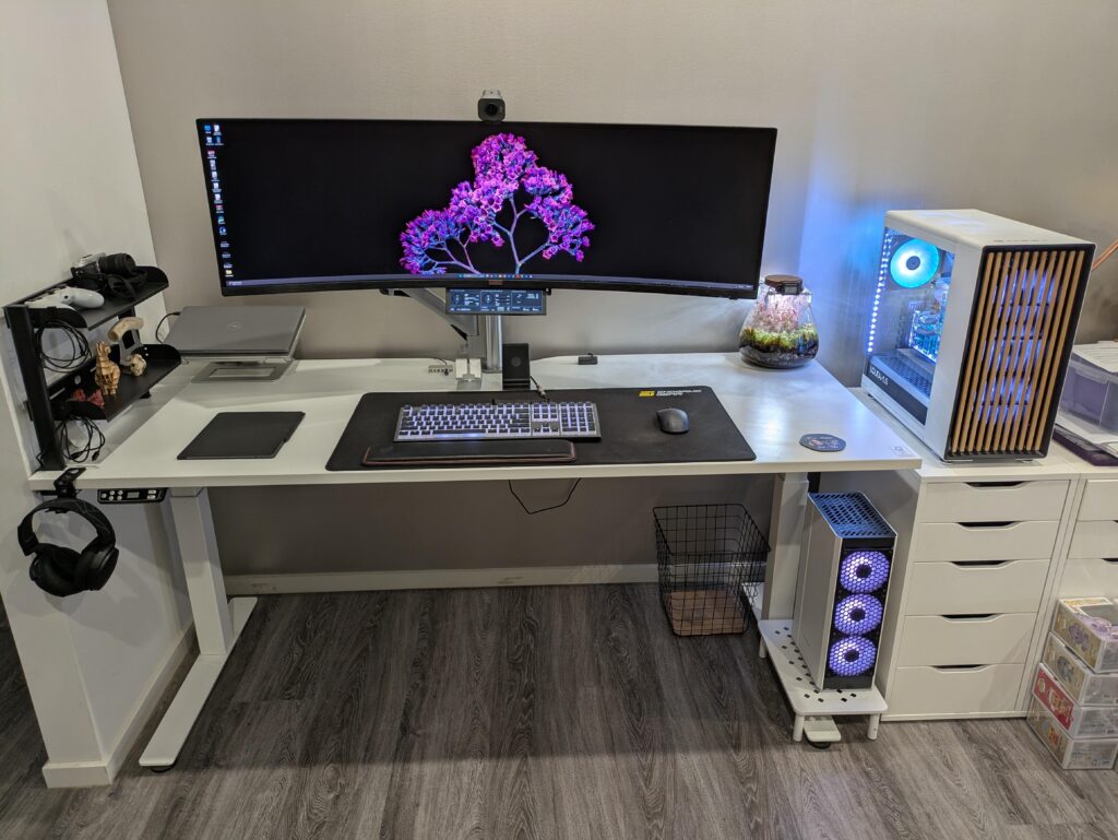 Recent tidy up of my work/play setup