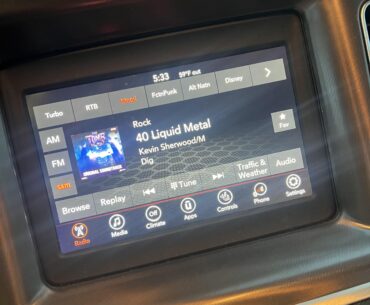 Look what was playing on SiriusXM’s LiquidMetal today…