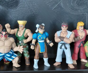 Street Fighter II: I 3D printed and painted the original 8 characters!