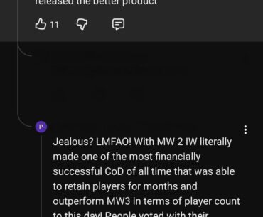 What is your guys opinion on this [COD] take