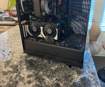 So my new build exploded