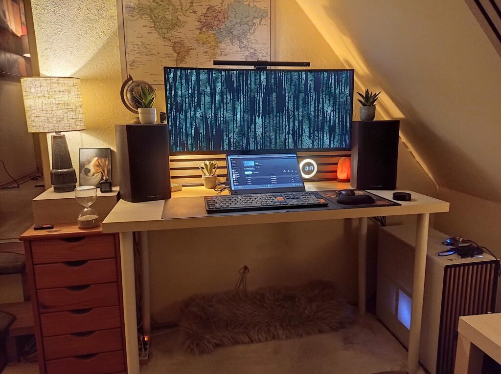 Done and happy now, with mostly new PC build and a few decor additions