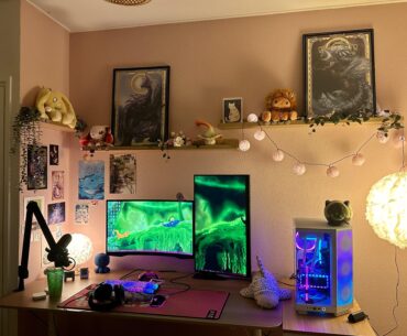 I’ve never had such a cozy and pretty setup, I’m super happy with how it turned out