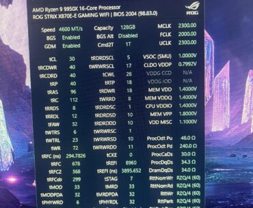 Help for overclocking 4 stick of ram on am5