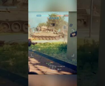 Enemy Tank Chose the Wrong House to Escape