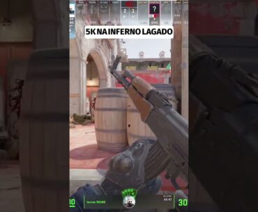 5K na Inferno lagado #shorts  #cs2 #counterstrike #csgo