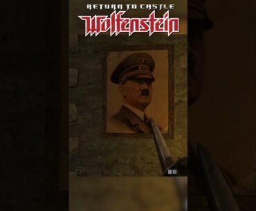 gold behind the right picture #rtcw #wolfenstein  #ww2  #gaming   #shorts #short