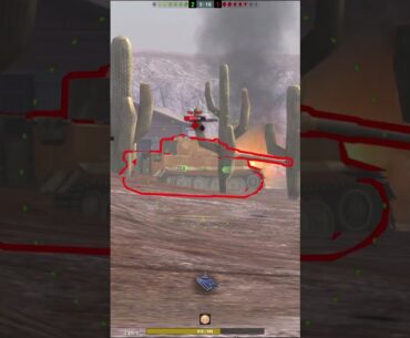 KV-2: Missing 9 Shots, Hitting 1 Legendary One in wot blitz  #wotblitz #shorts