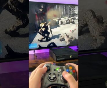 Battlefield 3 on this XBOX 360 looks INSANE #xbox360 #gaming #fps