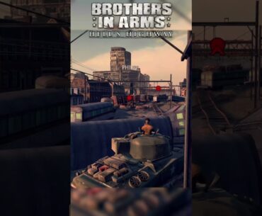charge with the  tank #brothersinarms #bia  #ww2  #gaming   #shorts #short #HellsHighway
