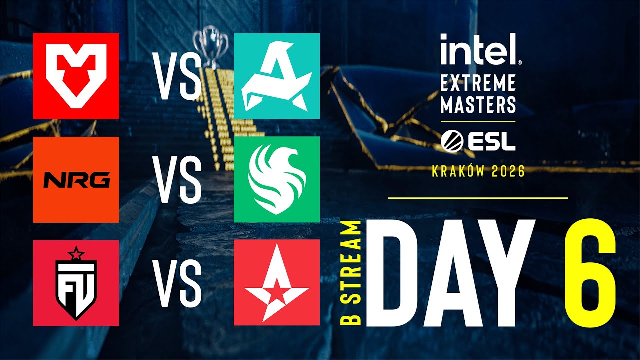 IEM Krakow 2026 – Day 6 – Stream B IEM Krakow 2026 - Day 6 - Stream B