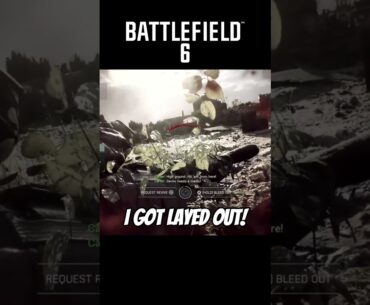 I GOT LAYED OUT IN BATTLEFIELD 6 #battlefield6 #gaming #battlefield #shorts #fps