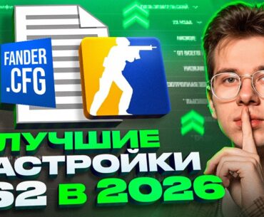ИДЕАЛЬНЫЕ НАСТРОЙКИ CS2 В 2026 | Конфиг, FPS, прицел