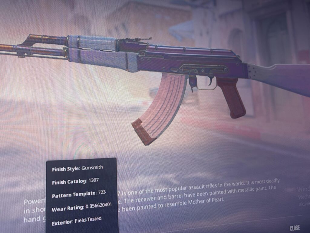 Pattern 723 Purple W/L ?