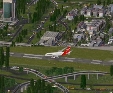 Just noticed planes land nose gear first in SimCity 4- a big nono in commercial aviation