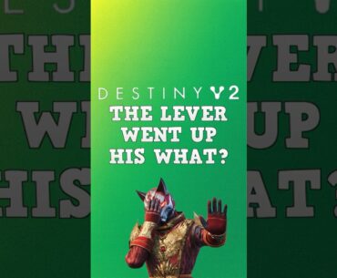 What Went Up His What?! #destiny2 #bungie #destinythegame #d2