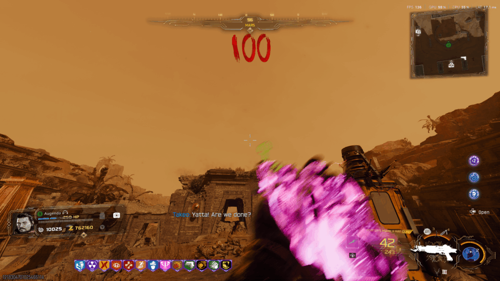 Mars Survival Round 100 Mars Survival Round 100