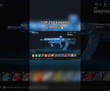Top 250 Camo in BO7 Ranked #bo7 #bo4blackout #warzone #firstpersonshooter