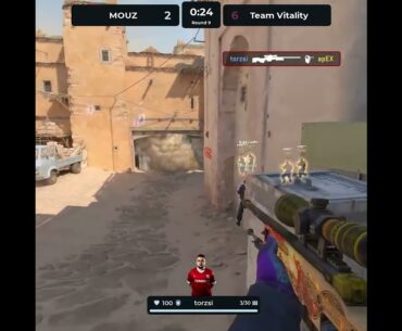 Every step punished when torzsi CONTROLS THE ROUND #esl #krakow #cs #cs2