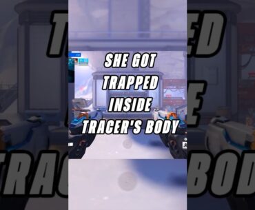 SHE GOT TRAPPED INSIDE TRACER'S BODY  #overwatch  #ow #tracer   #shorts