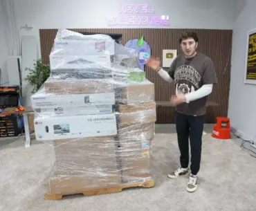 This YouTuber in Georgia bought an Amazon return pallet packed of tech and gaming stuff for just $880 to see if he could turn a profit