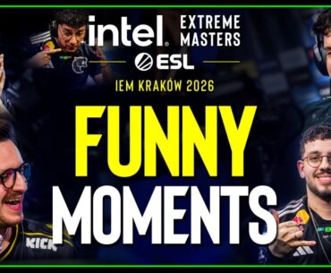FUNNIEST MOMENTS of IEM Kraków 2026  | CS2