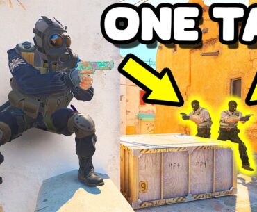 0.00001% CHANCE ONE TAPS! - CS2 BEST MOMENTS #113