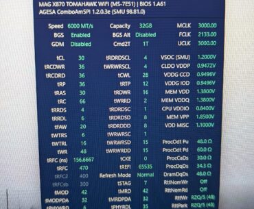 Trying to learn ram tuning and am hoping for some insight.