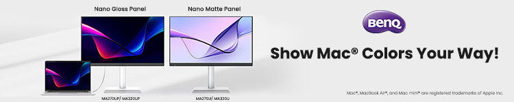 A computer monitor with a white background