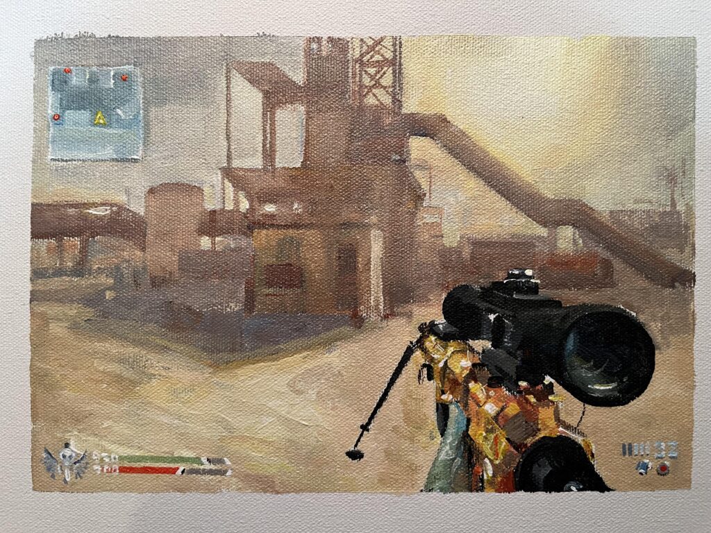 [MW2] Here’s a painting I did of the good ol days of COD.